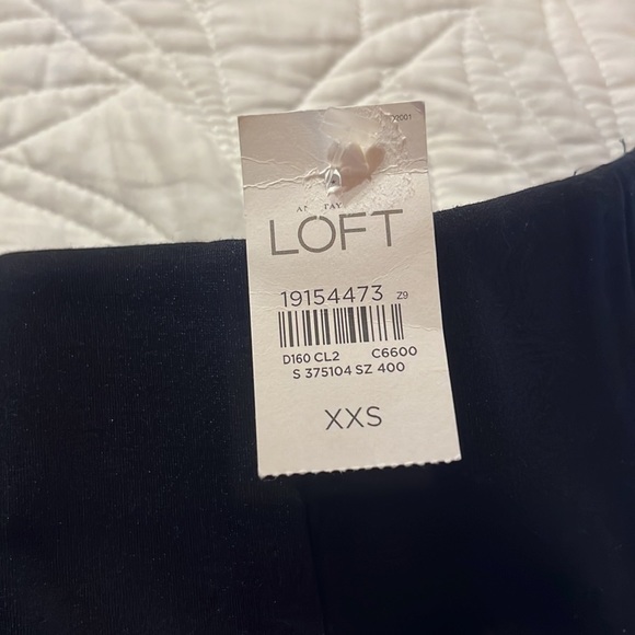 Loft Trapeze Black Skirt - Picture 3 of 7